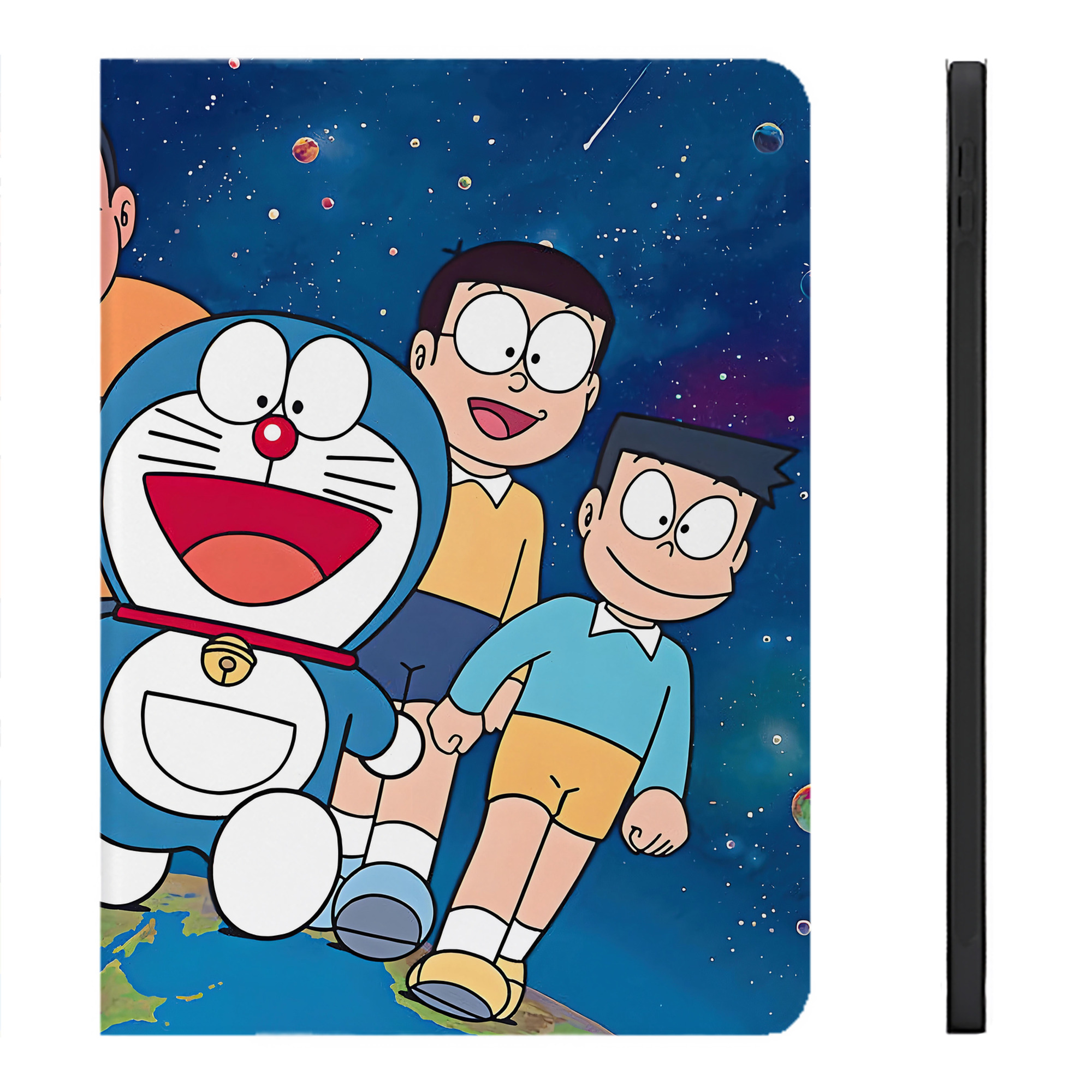 （画像用） ドラえもん Doraemon IPadケース ペンホルダー付き ブックスタイルデザイン